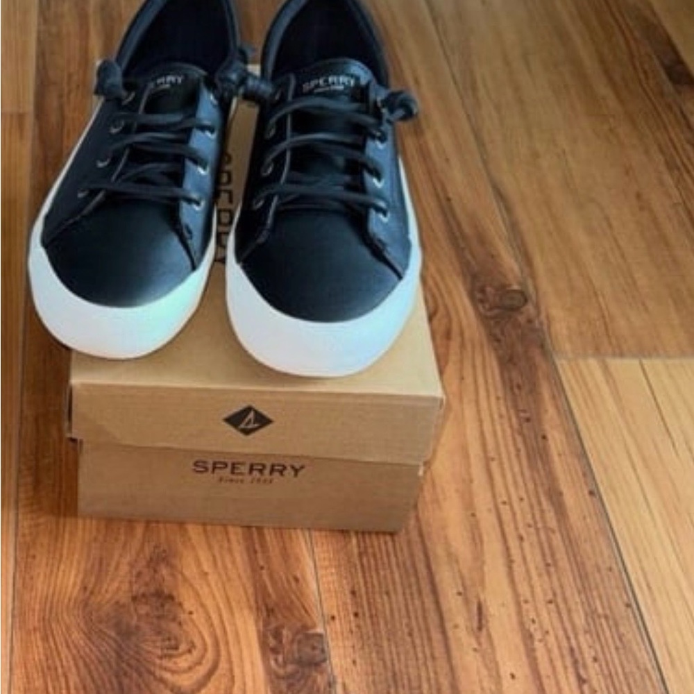Sperry Black and White Sneakers